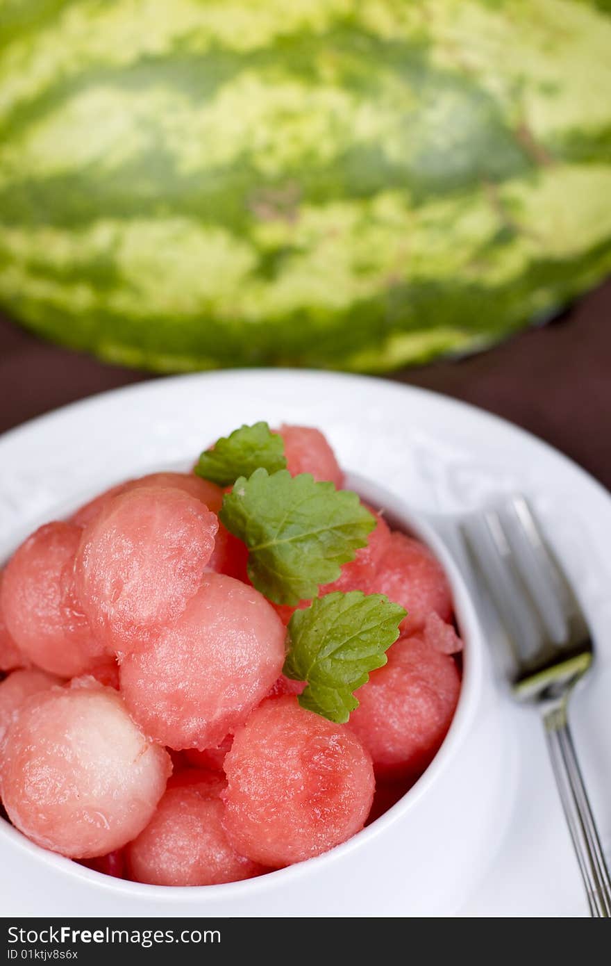 Watermelon dessert