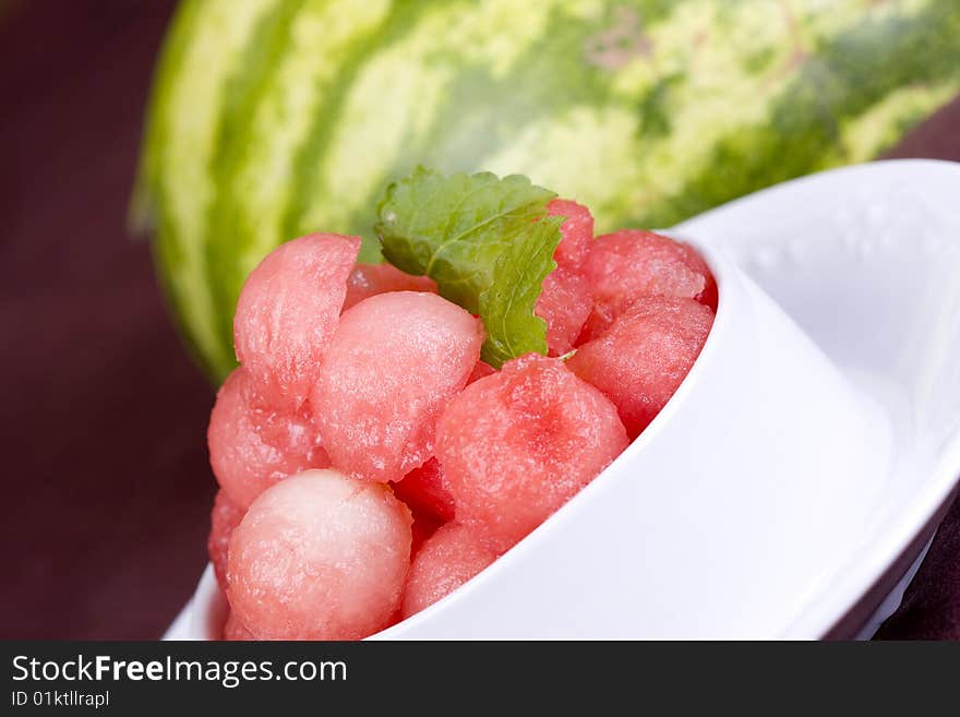 Watermelon dessert