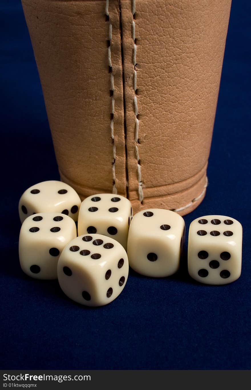 Dice cup and dice