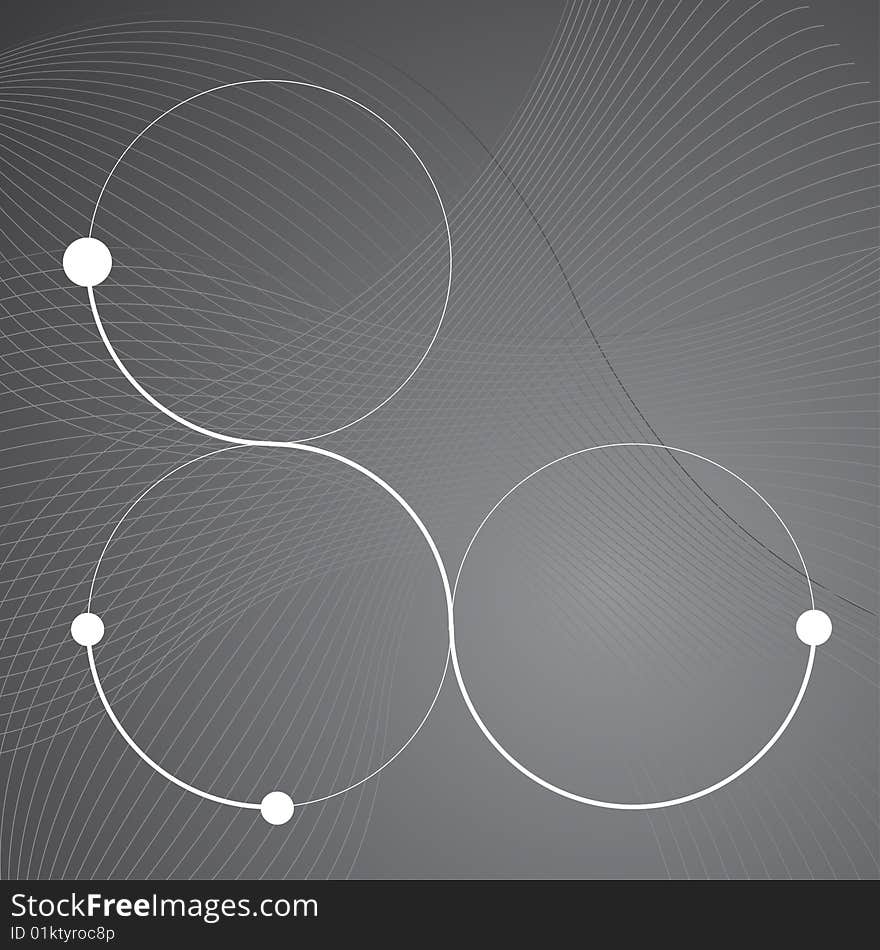 Abstract design element, vector illustration