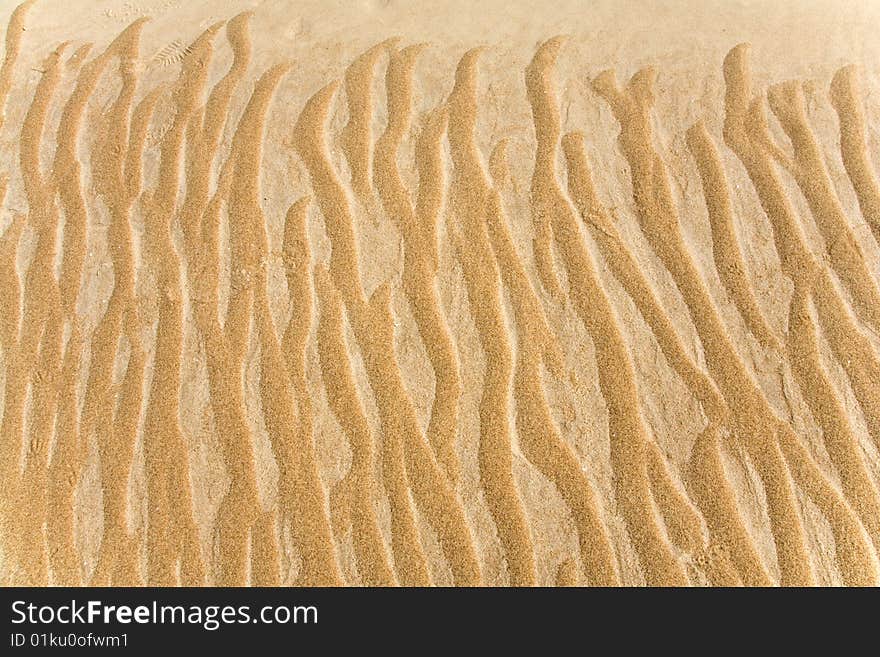 Beautiful sand background in Palanga, Lithuania