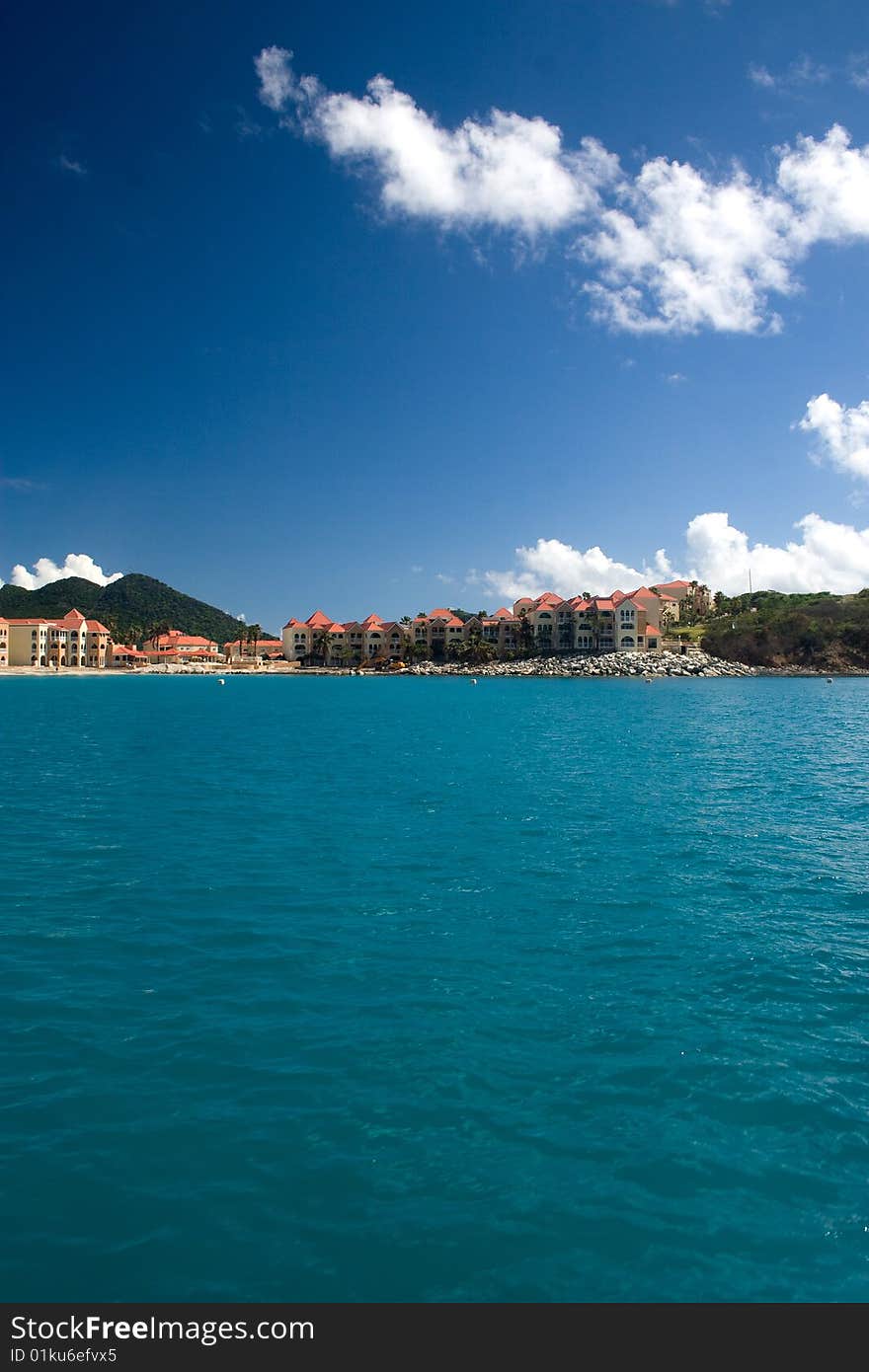 A picture of resort on St Maarten (dutch Antilles). A picture of resort on St Maarten (dutch Antilles)