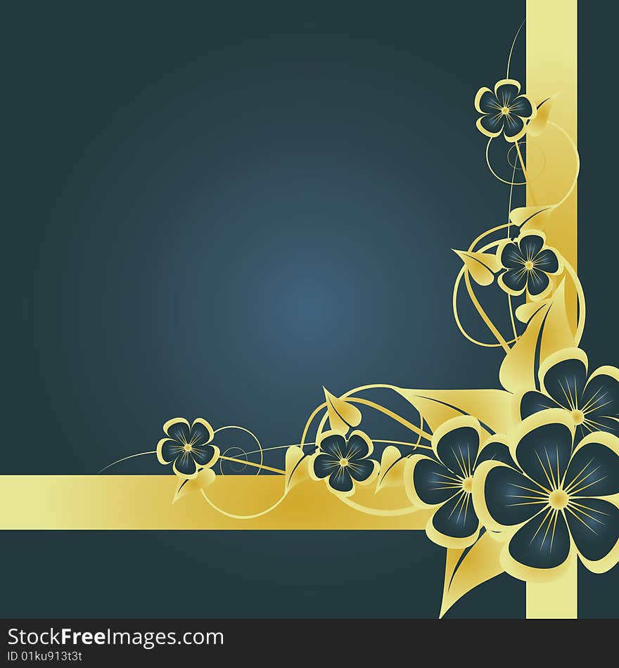 Abstract Floral Background