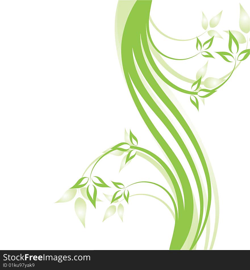 Abstract Floral Background