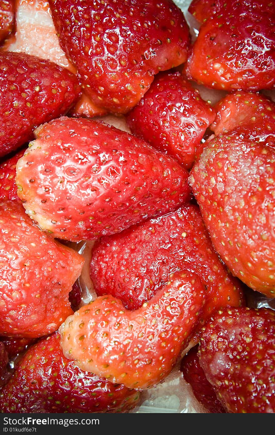 Strawberries In Sugar