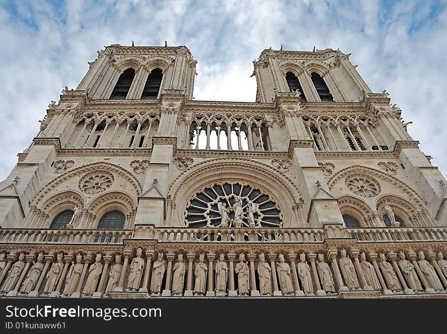 Facade of Notre Dame