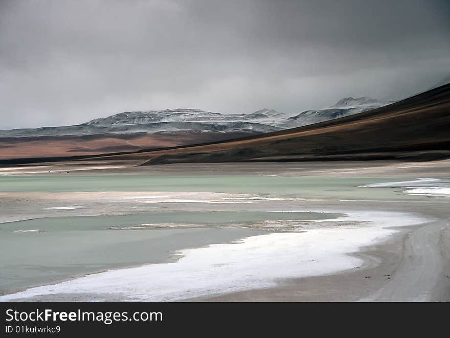 Salt Lake in Bolivia,Bolivia