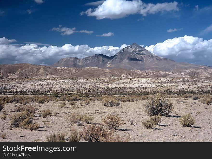 Wide Landscape in Bolivia,Bolivia