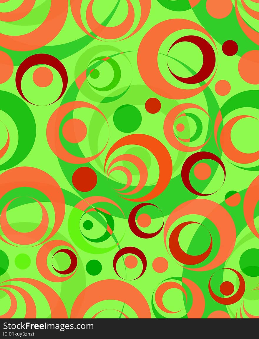 Green And Orange Background