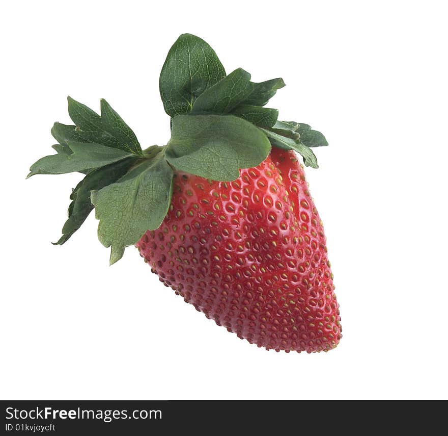 Strawberry Isolated with Clipping Path. Strawberry Isolated with Clipping Path