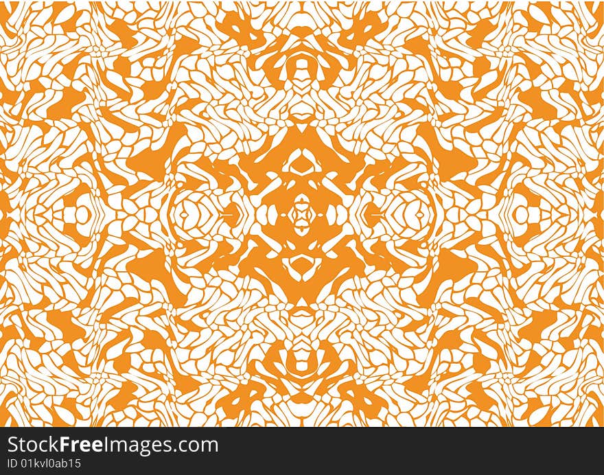 Repeatable orange and white abstract background. Repeatable orange and white abstract background.