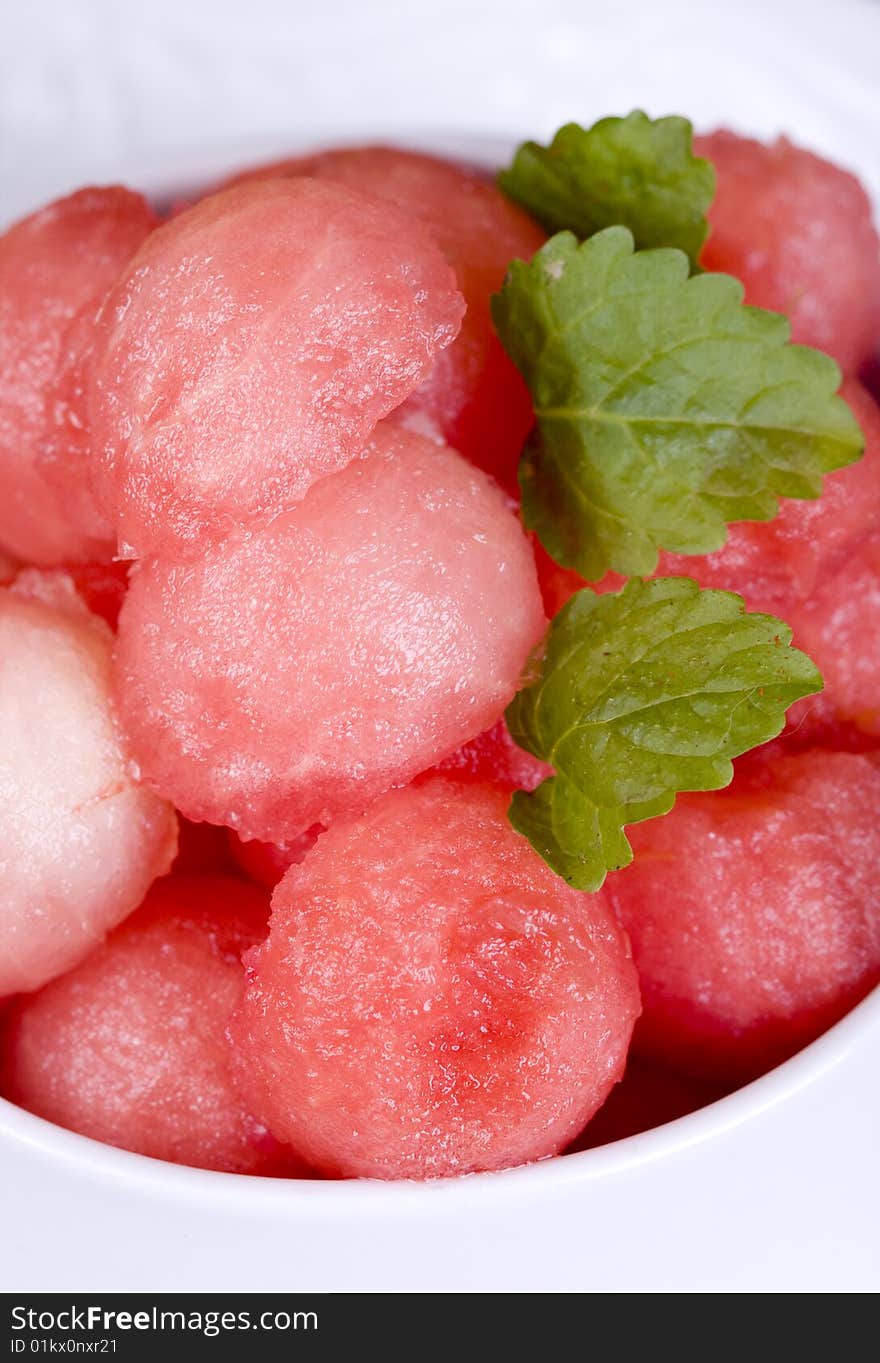 Watermelon dessert