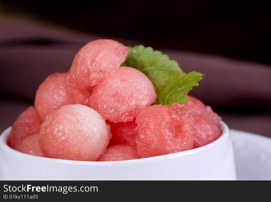 Watermelon dessert