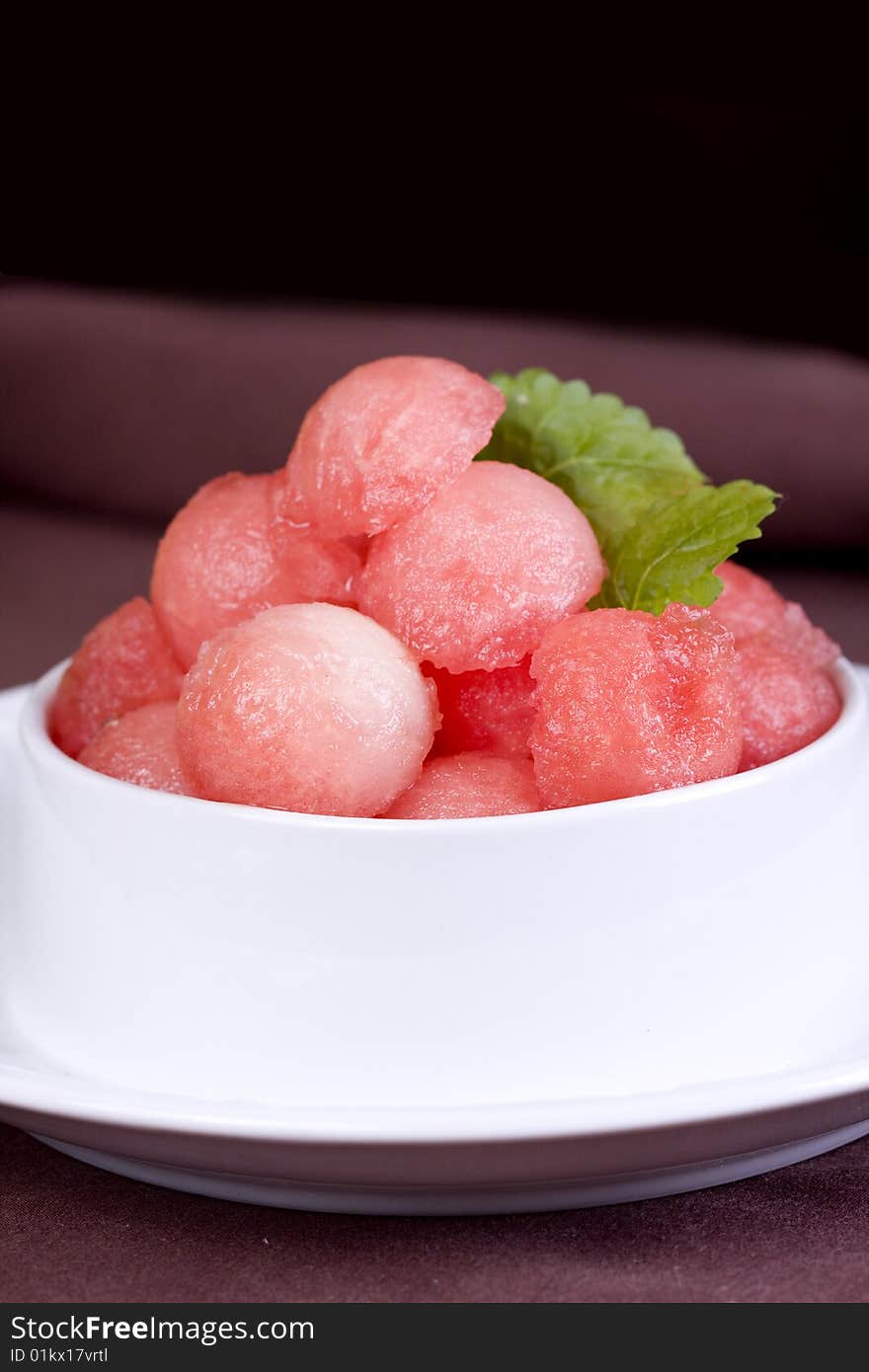 Watermelon dessert