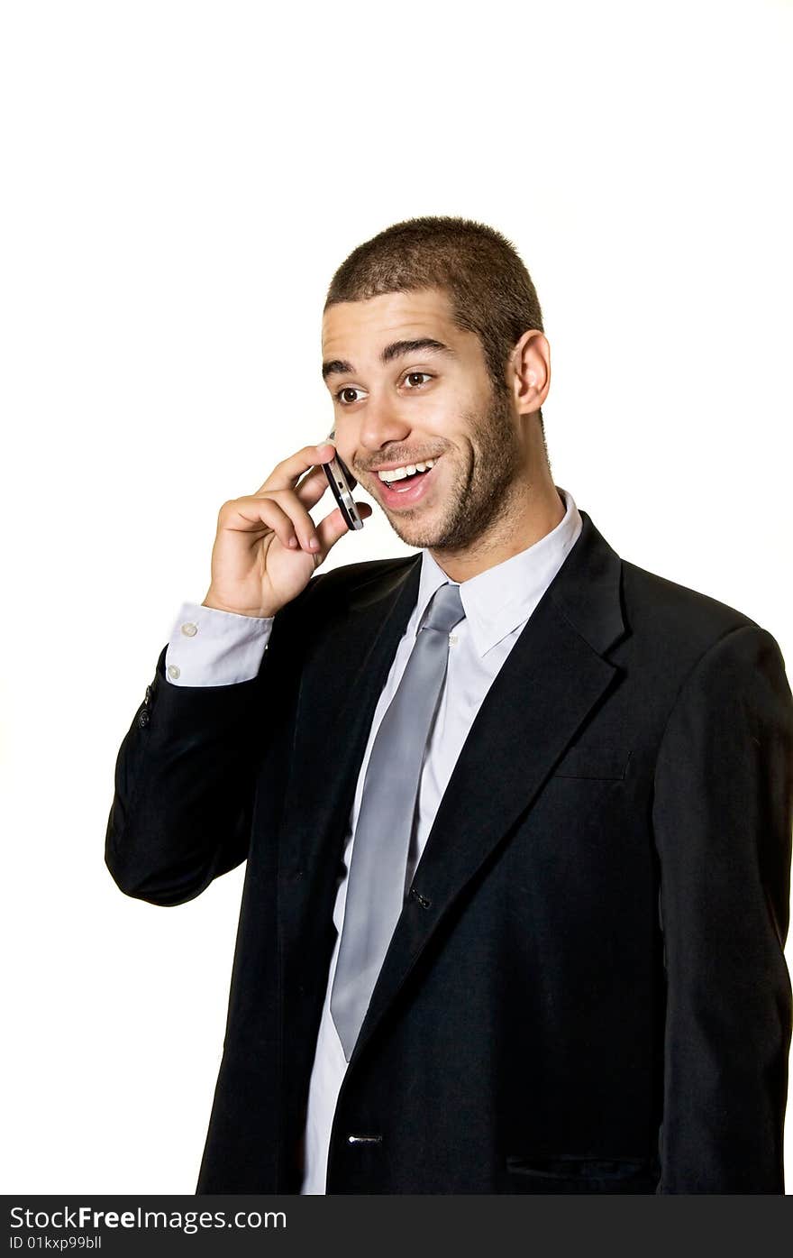 Young Man With Cellphone