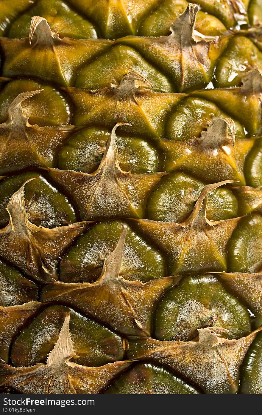 Textured close-up of pineapple. Textured close-up of pineapple