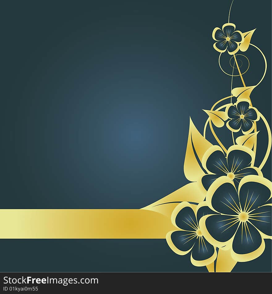 Abstract Floral Background