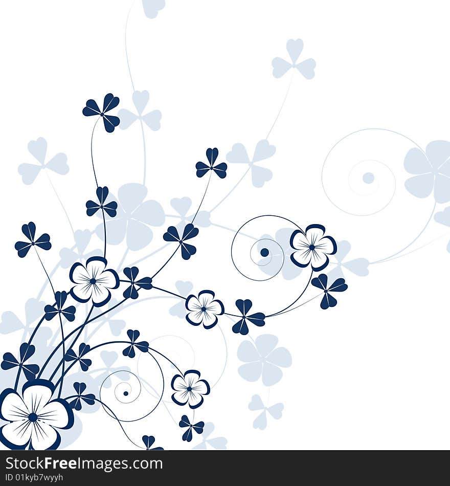 Abstract Floral Background