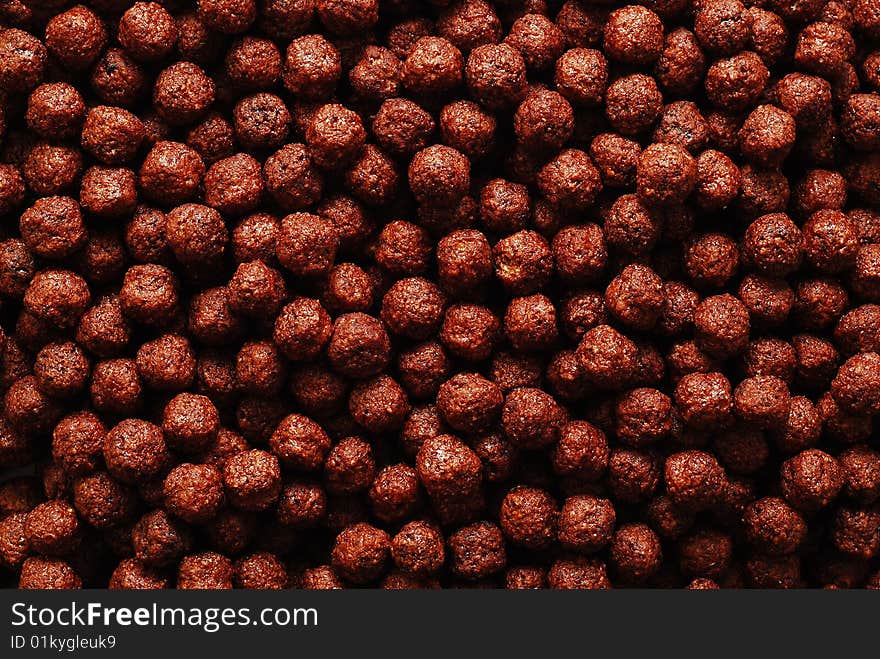 Chocolate Balls Background