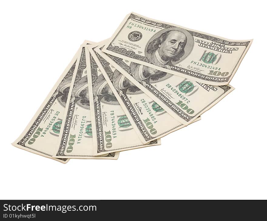 Color photo paper money. Isolated on a white background. Color photo paper money. Isolated on a white background.