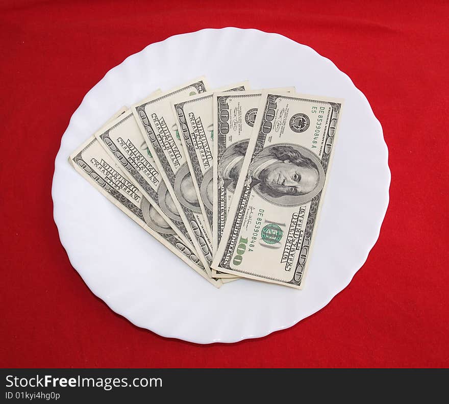 Money On A Plate