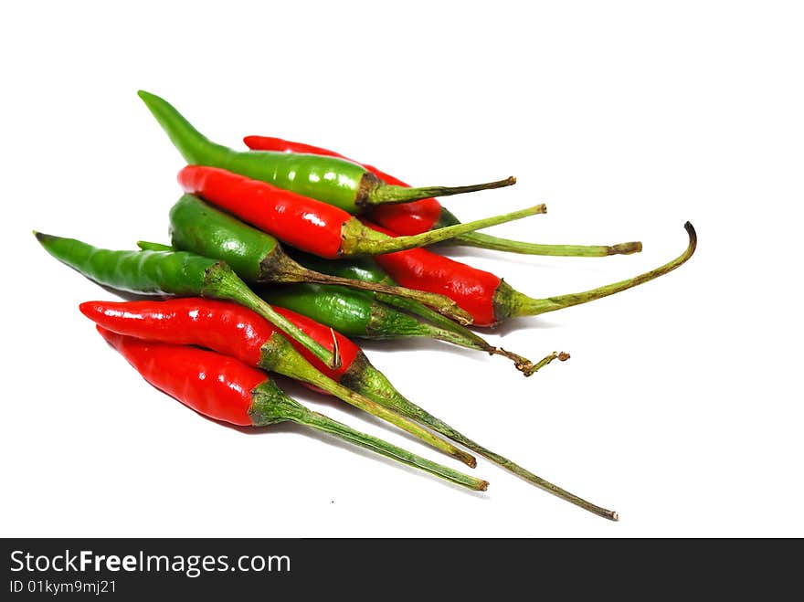 Close up capture on green spicy chili. Close up capture on green spicy chili