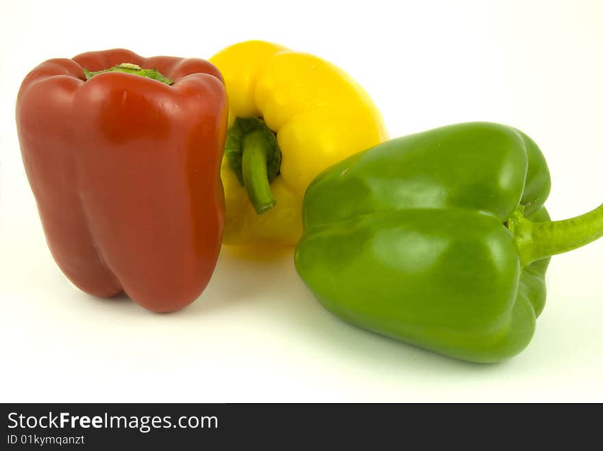 Three Bell Peppers