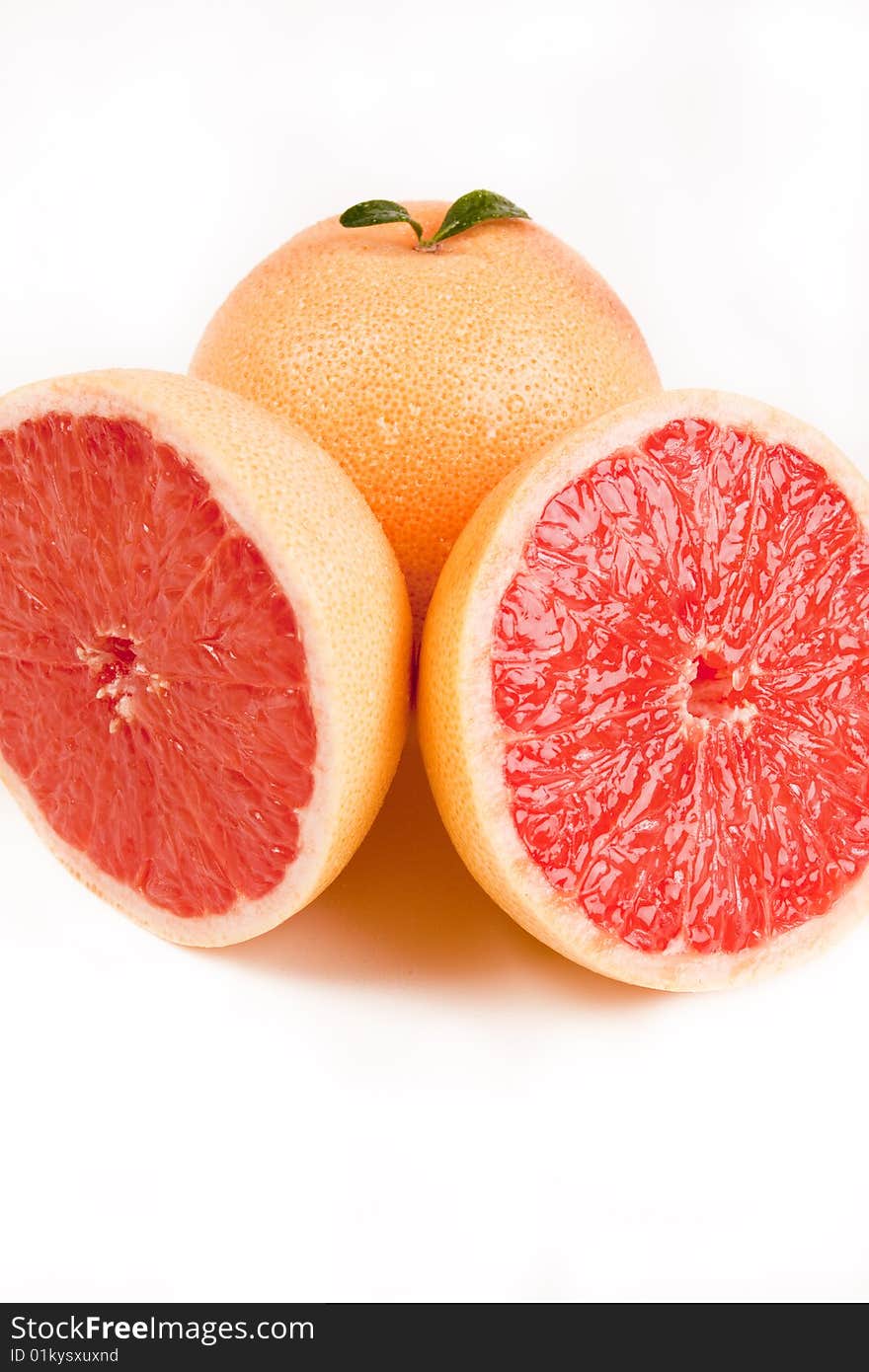 Red grapefruits