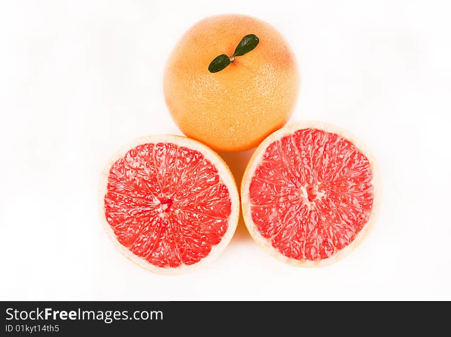 Fresh juicy red grapefruit full of vitamins. Fresh juicy red grapefruit full of vitamins