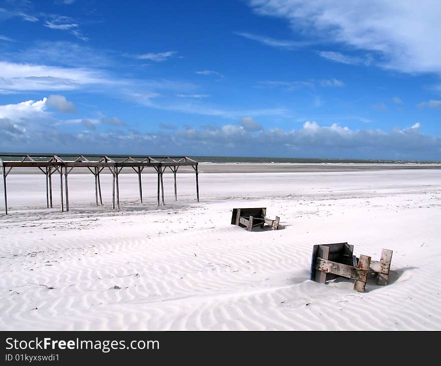 Desert beach