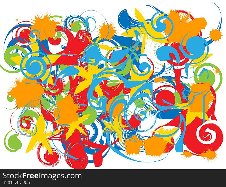 Abstract  colorful paint  background. Abstract  colorful paint  background