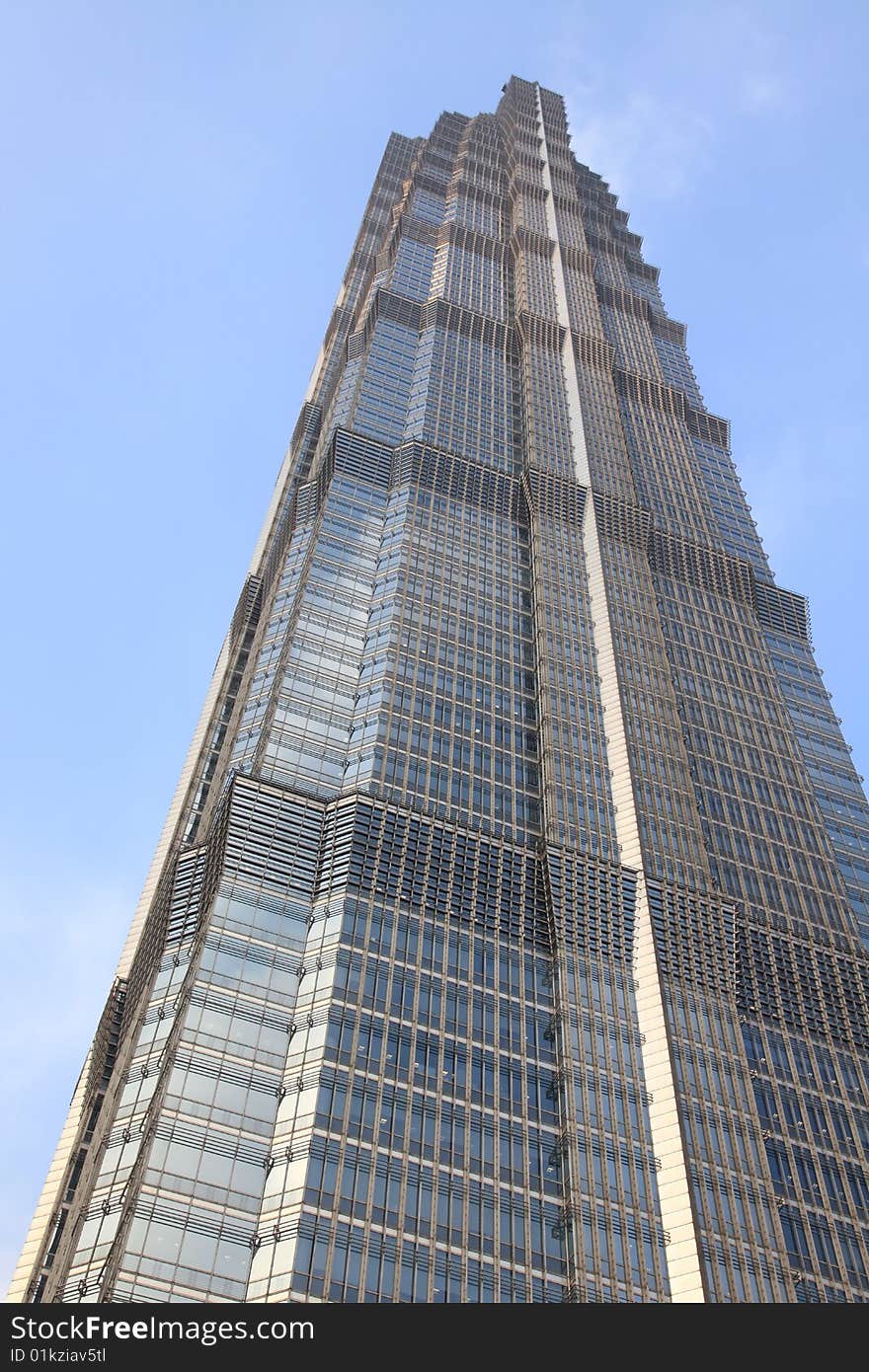 The modern building in shanghai.