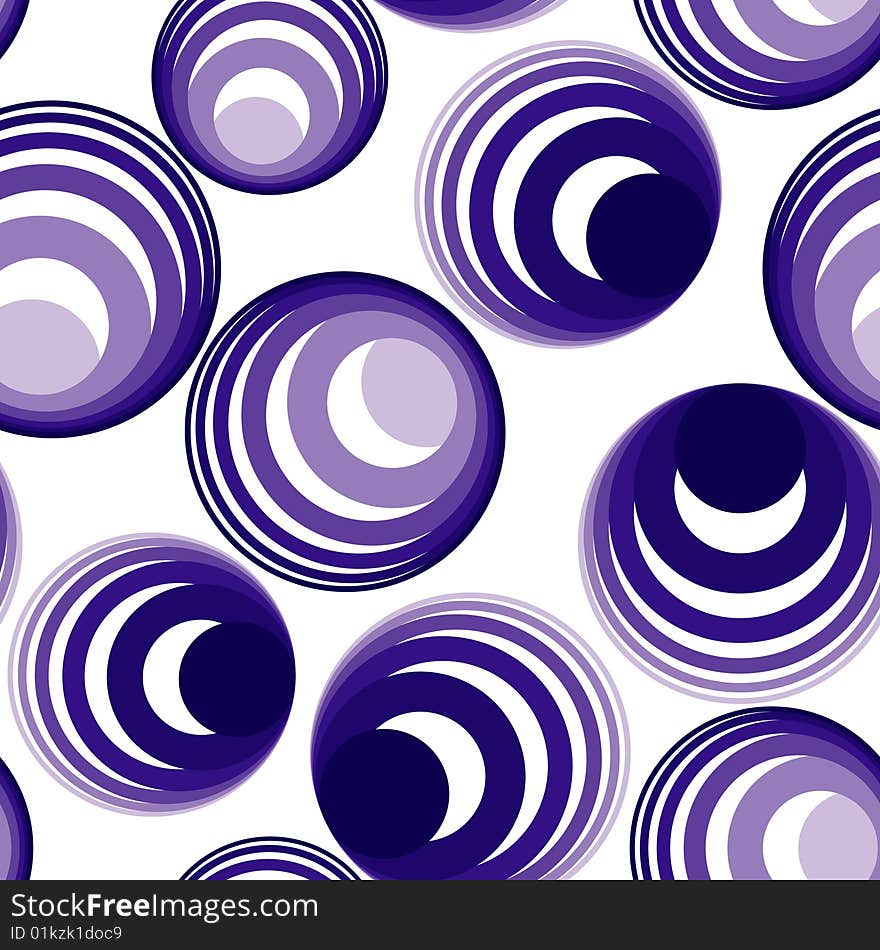 Seamless vector texture with violet circles. Seamless vector texture with violet circles