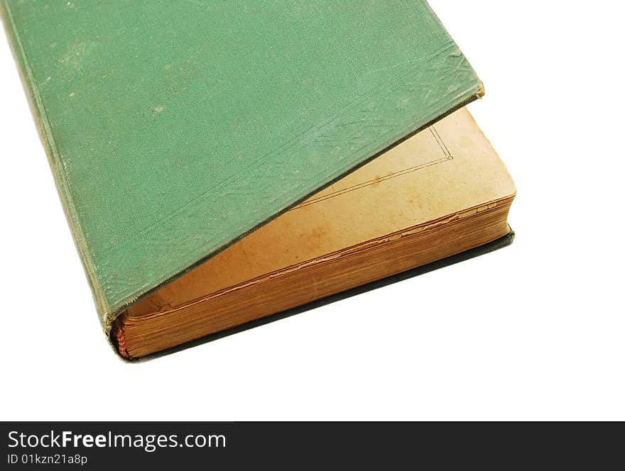 Green old book