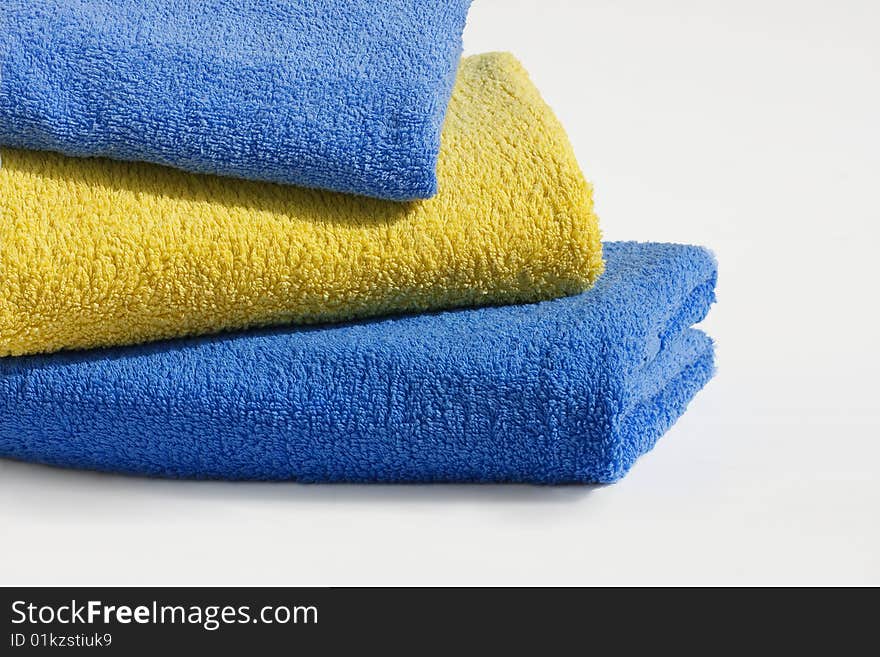 Three Bath Towels In Stack