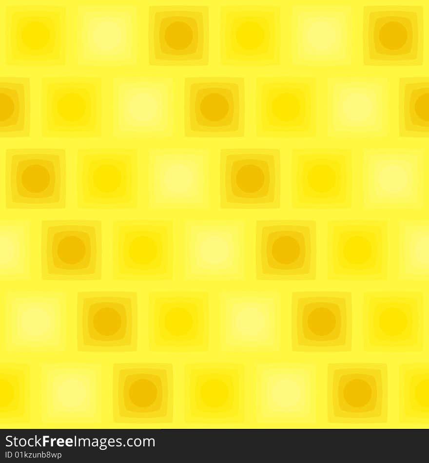 Yellow tiles. Seamless vector pattern. Yellow tiles. Seamless vector pattern