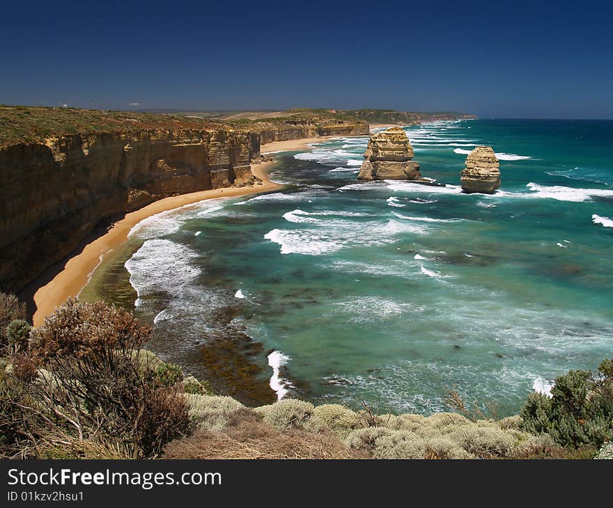 Twelve apostles at great ocean road