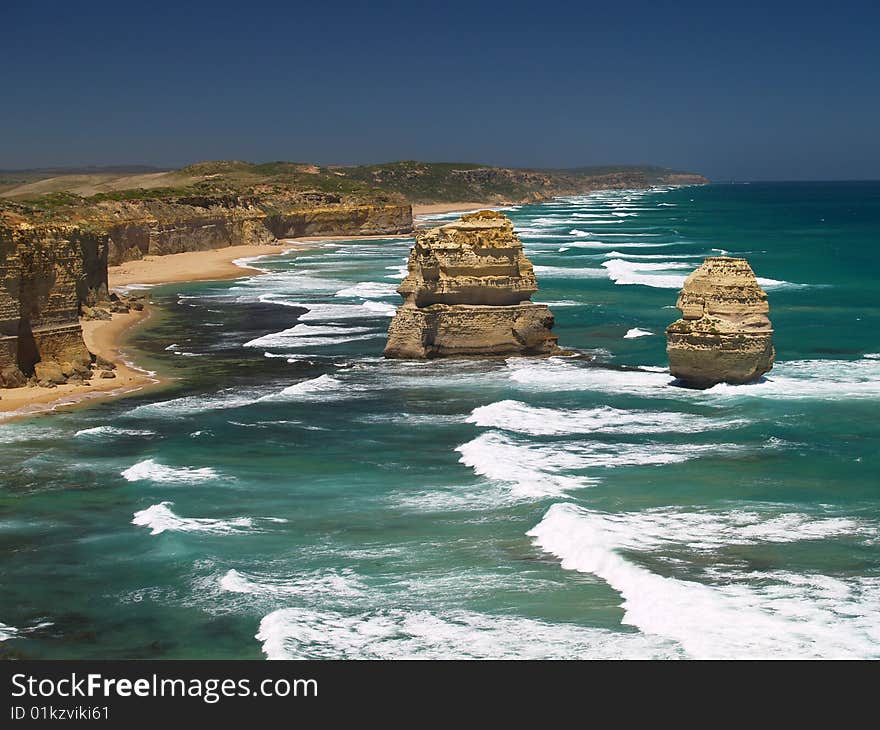 Twelve apostles at great ocean road