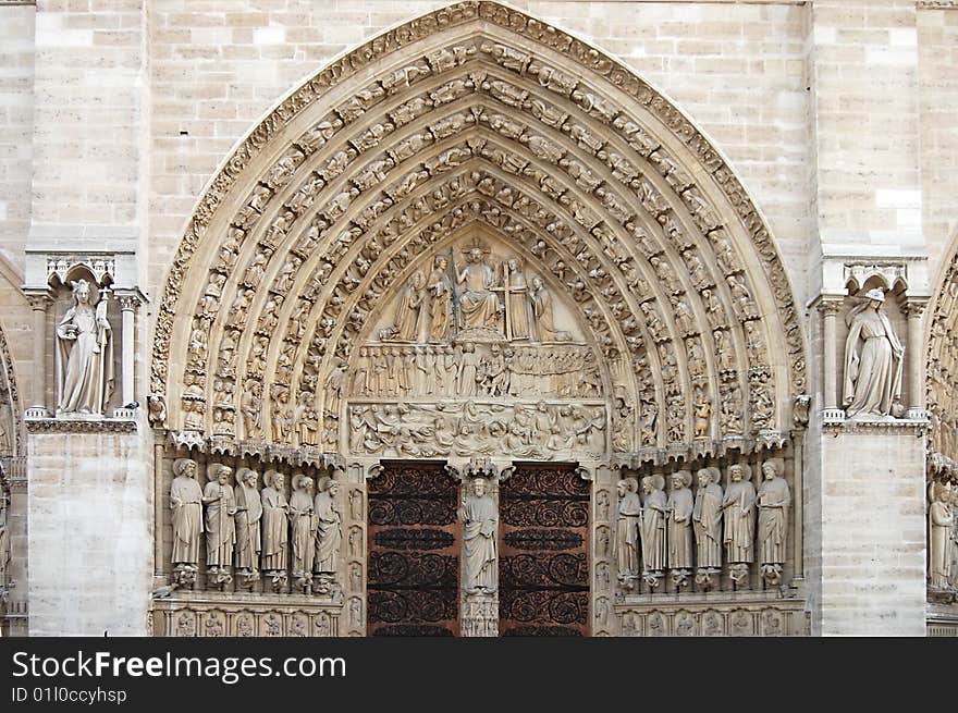 Facade of Notre Dame Cathedral