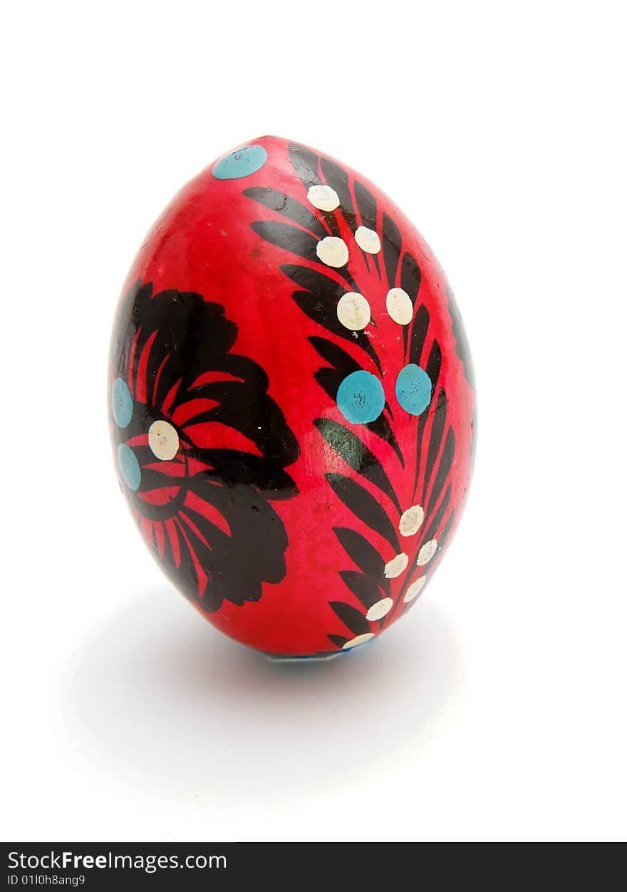 Russian Easter Egg Isolated