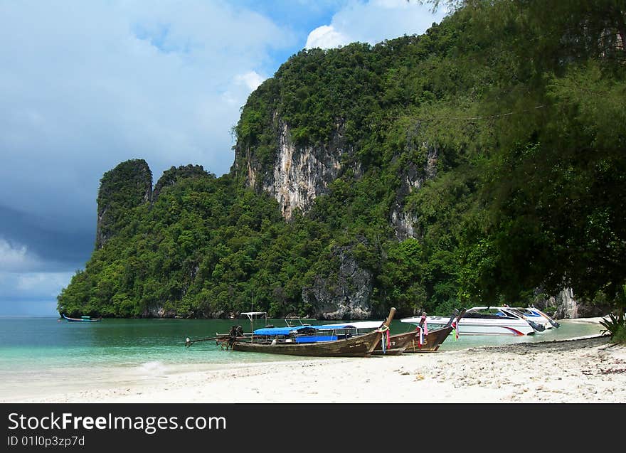 Thanboke Khoranee, lockated in Ao Luk District and Mueand District, Krabi Province, Thailand