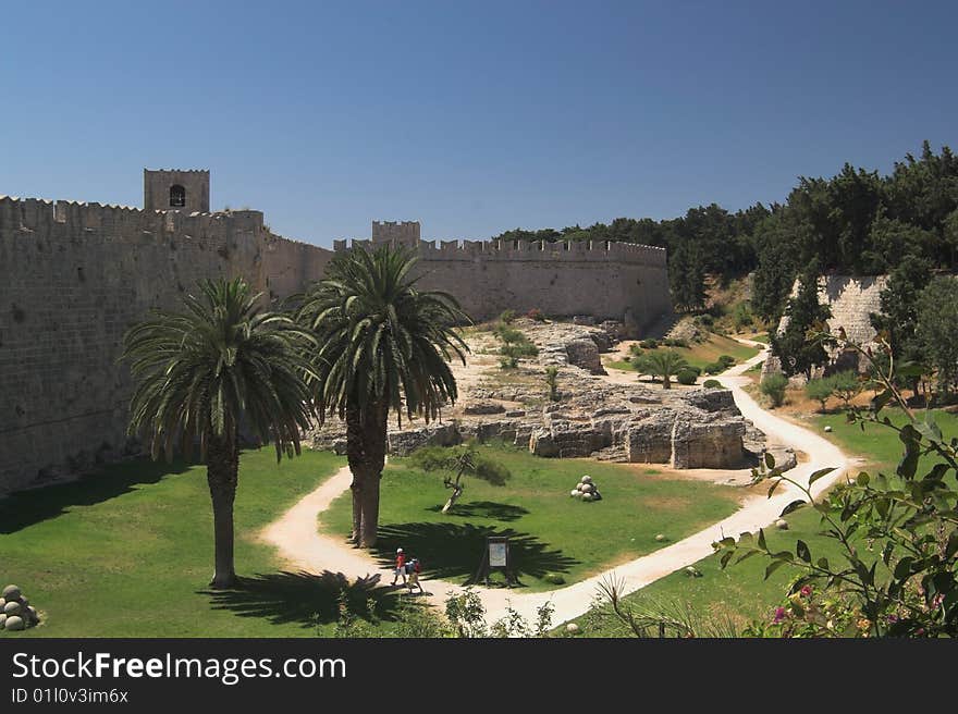 Palace of the Grand Master in Rhodes city