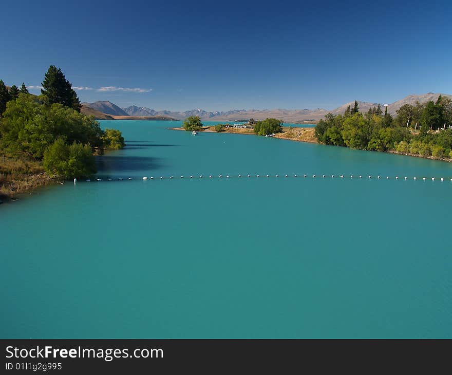 Lake Tekapo in New Zealand