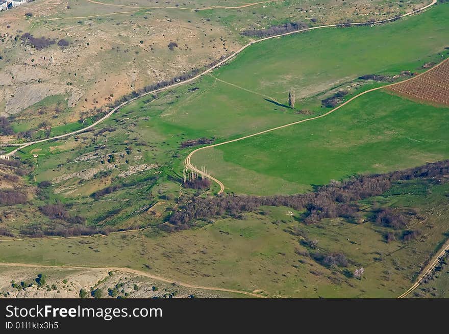 Aerial photography landscape of  Balaklava