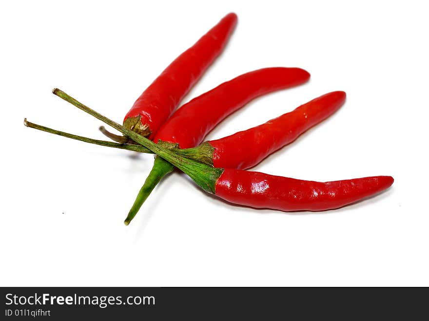 Close up capture on green spicy chili. Close up capture on green spicy chili