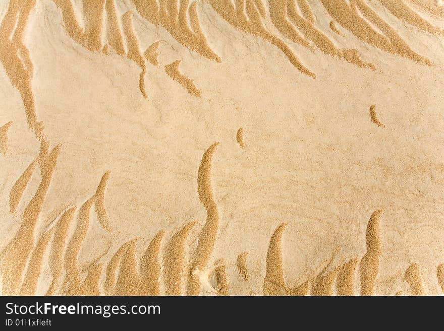 Beautiful sand background in Palanga, Lithuania