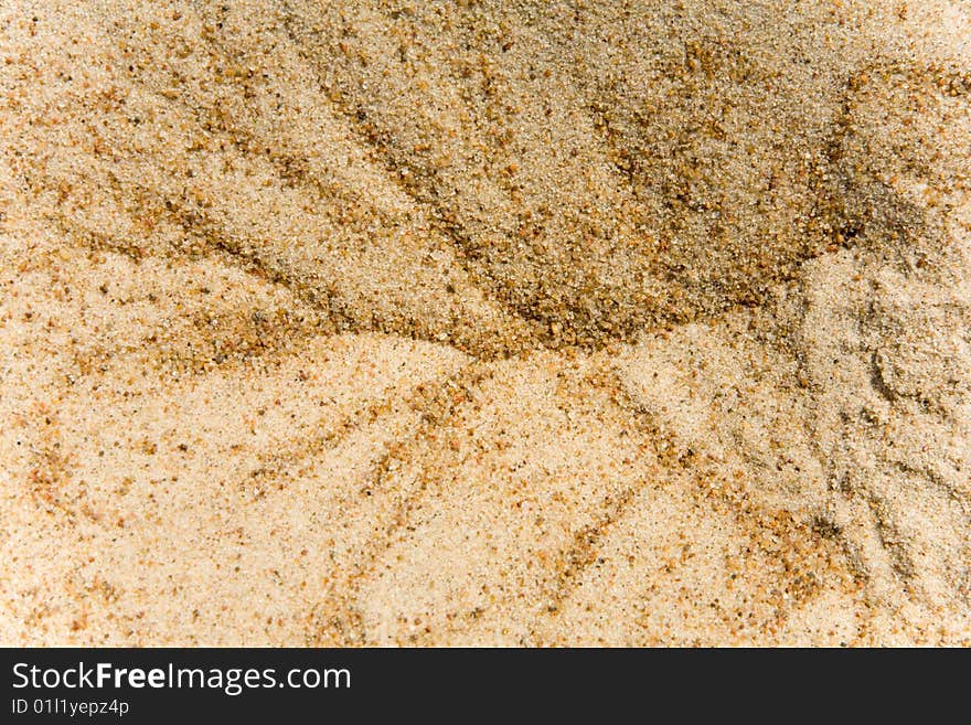 Beautiful sand background in Palanga, Lithuania