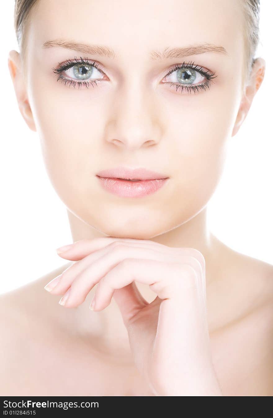 Close-up Beauty Girl Portrait