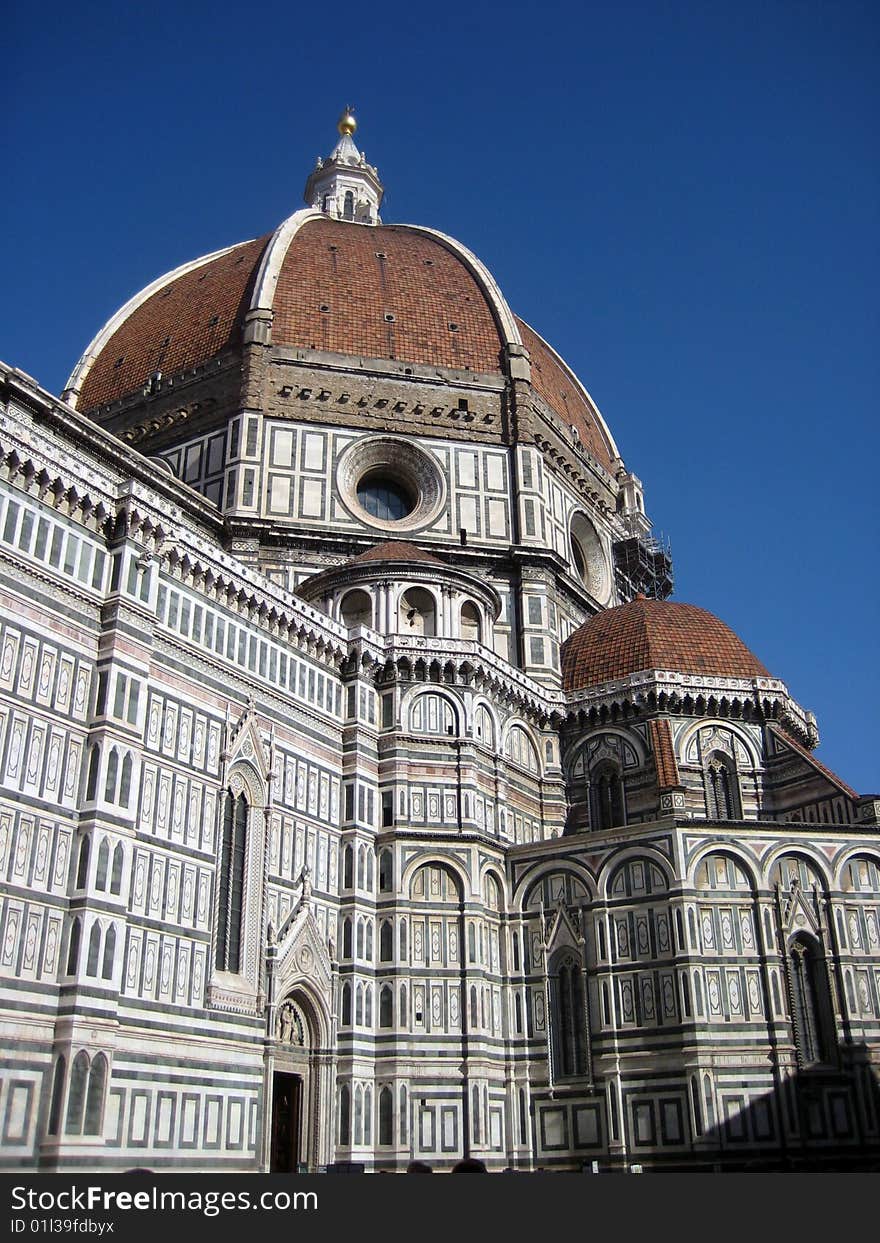 The buildings of Duomo in Florence, Italy