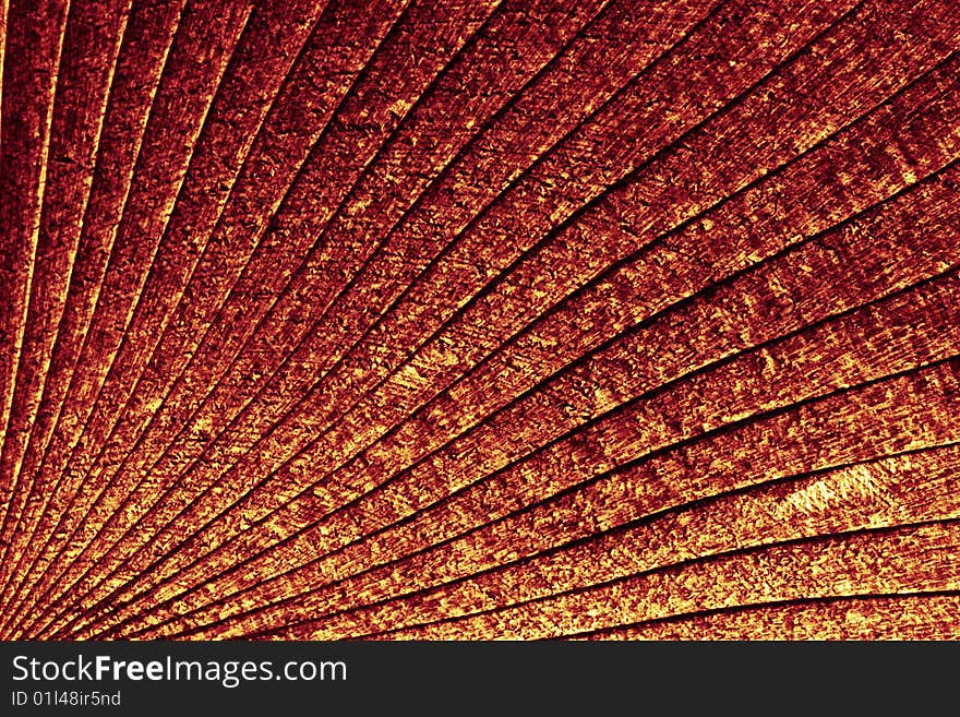 Decorative wooden Japanese fan